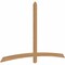 Ekena Millwork Bellingham Timber Gable Bracket, Western Red Cedar, 84"W x 53"H x 1 1/2"D x 3 1/2"F, 15/12 Pitch GBW084X53X0204BEL00SWR - alternate 3